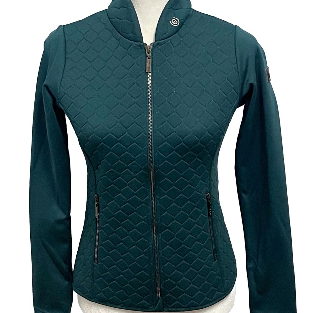 Equestrian Stockholm Women's Quilted Riding Jacket - Emerald